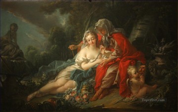  Earth Painting - Earth Vertumnus and Pomona Francois Boucher Classic nude